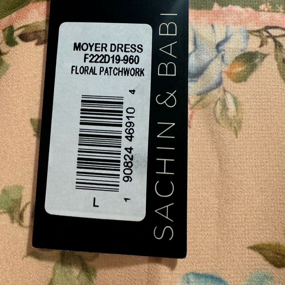Sachin + Babi Moyer Floral Patchwork Mini Dress - Picture 12 of 16
